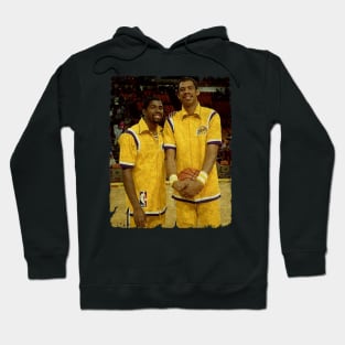 Magic Johnson and Kareem Abdul Jabbar of The Los Angeles Lakers, 1984 Hoodie